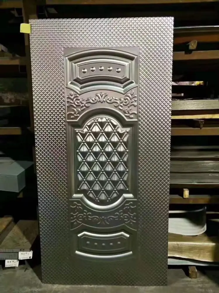 OEM Factory Wholesale Various Styles Galvanized Sheet Interior Laminated Steel Door Skin Supplier, Factories
