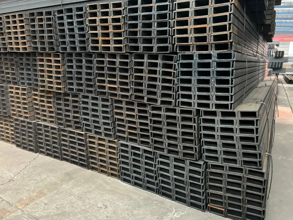 Cheap S235jr Black Galvanized U Channel Steel Carbon Channel Steel Customized Light Steel Frame Profile Manufacturer, Manufacturers