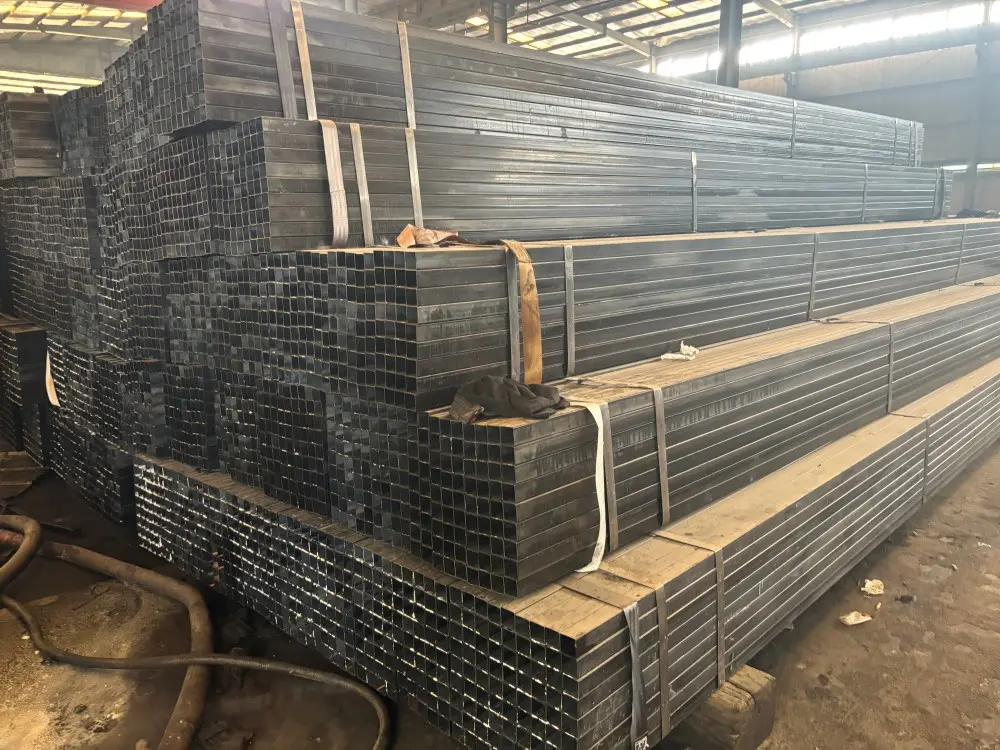 China manufacture 50*50mm square pipe steel black pipe for sale