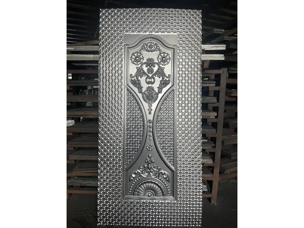 OEM Steel Door Skin Sheet with Embossed Design Supplier, Product