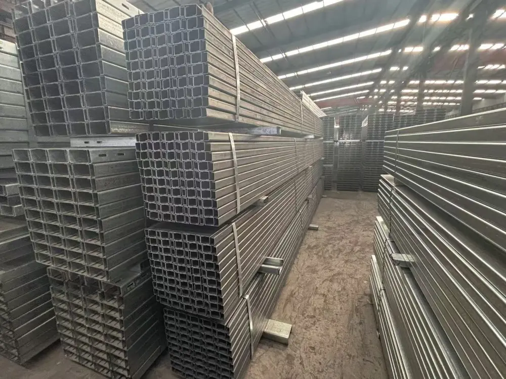 China Galvanized Cold Rolled Drawn C Purlin Frame Section Structure Factory Direct Sale Factories, Exporter