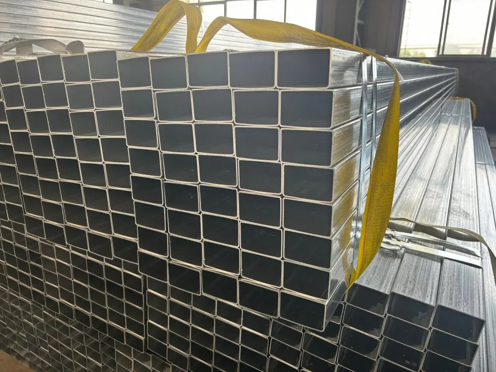 OEM Straight And Corrosion-Resistant Galvanized Rectangular Steel Pipe For Construction Suppliers, Exporters