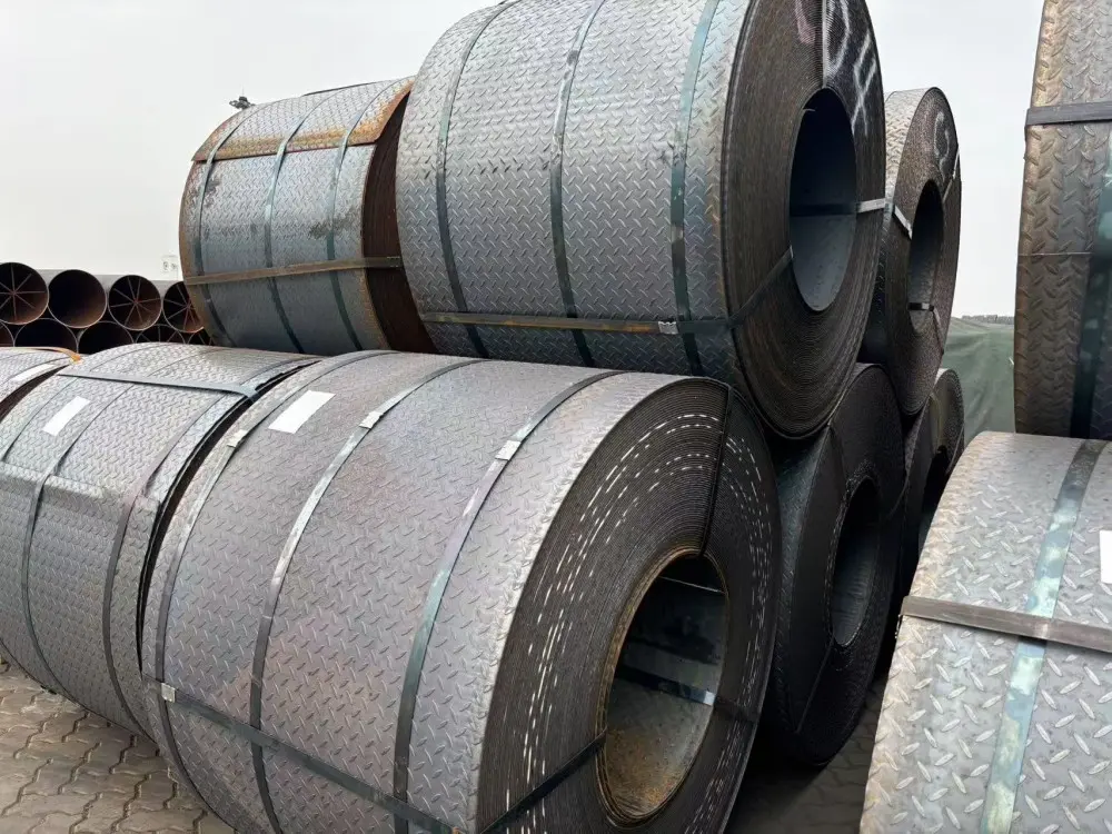 Cheap High Quality And Popular Coil Checkered Steel Coil For Construction Manufacturer, Product