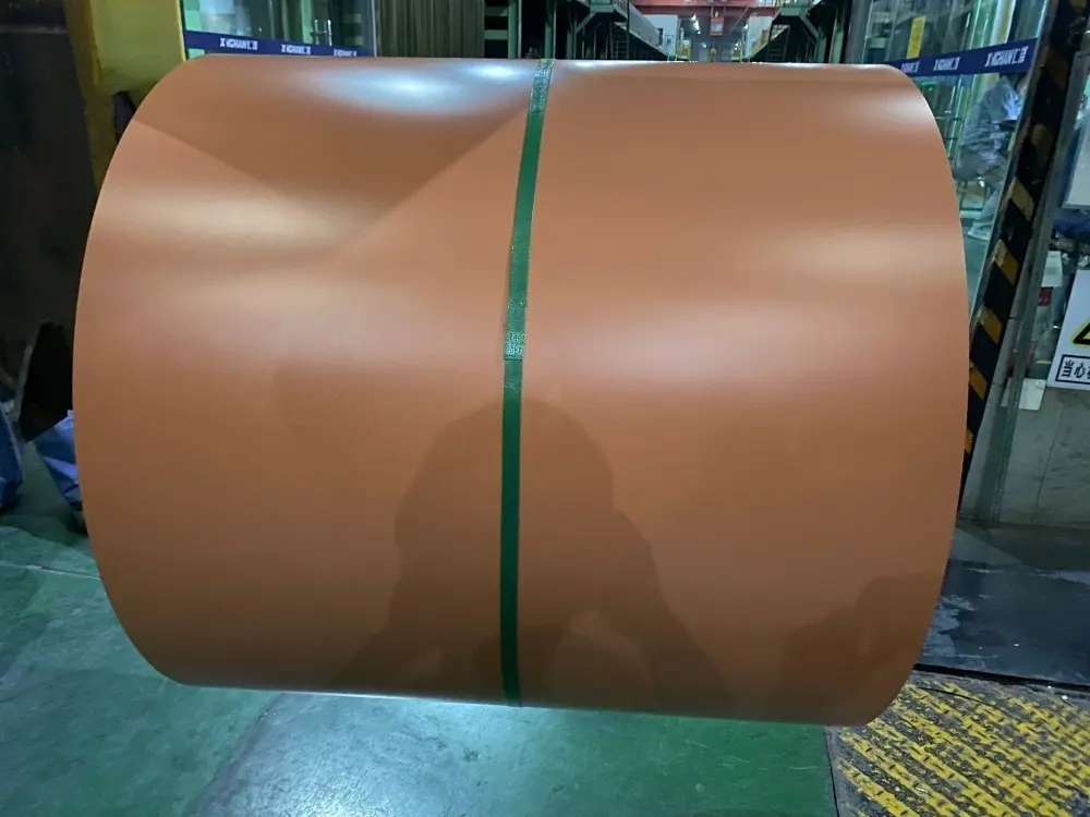 China Coating Hot Dipped Galvanized Raw Material Coil Matt PPGI Steel Coil Supplier, Product