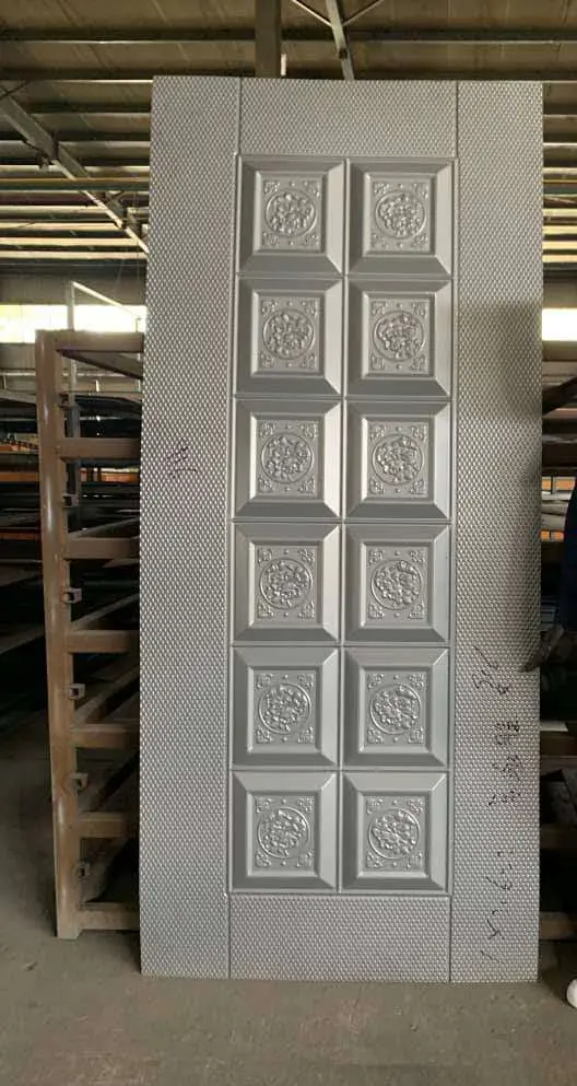 Cheap Emboss Door Skin Decoration Stamped Steel Door Skin Manufacturers, Factories