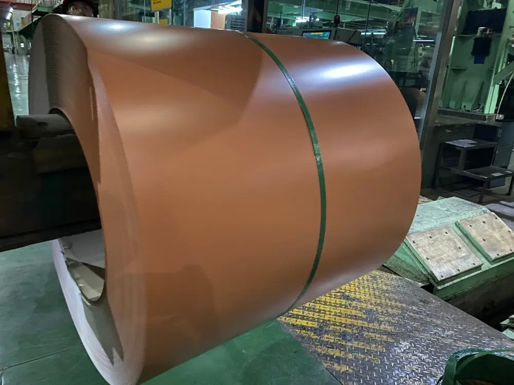 China Coating Hot Dipped Galvanized Raw Material Coil Matt PPGI Steel Coil Supplier, Product