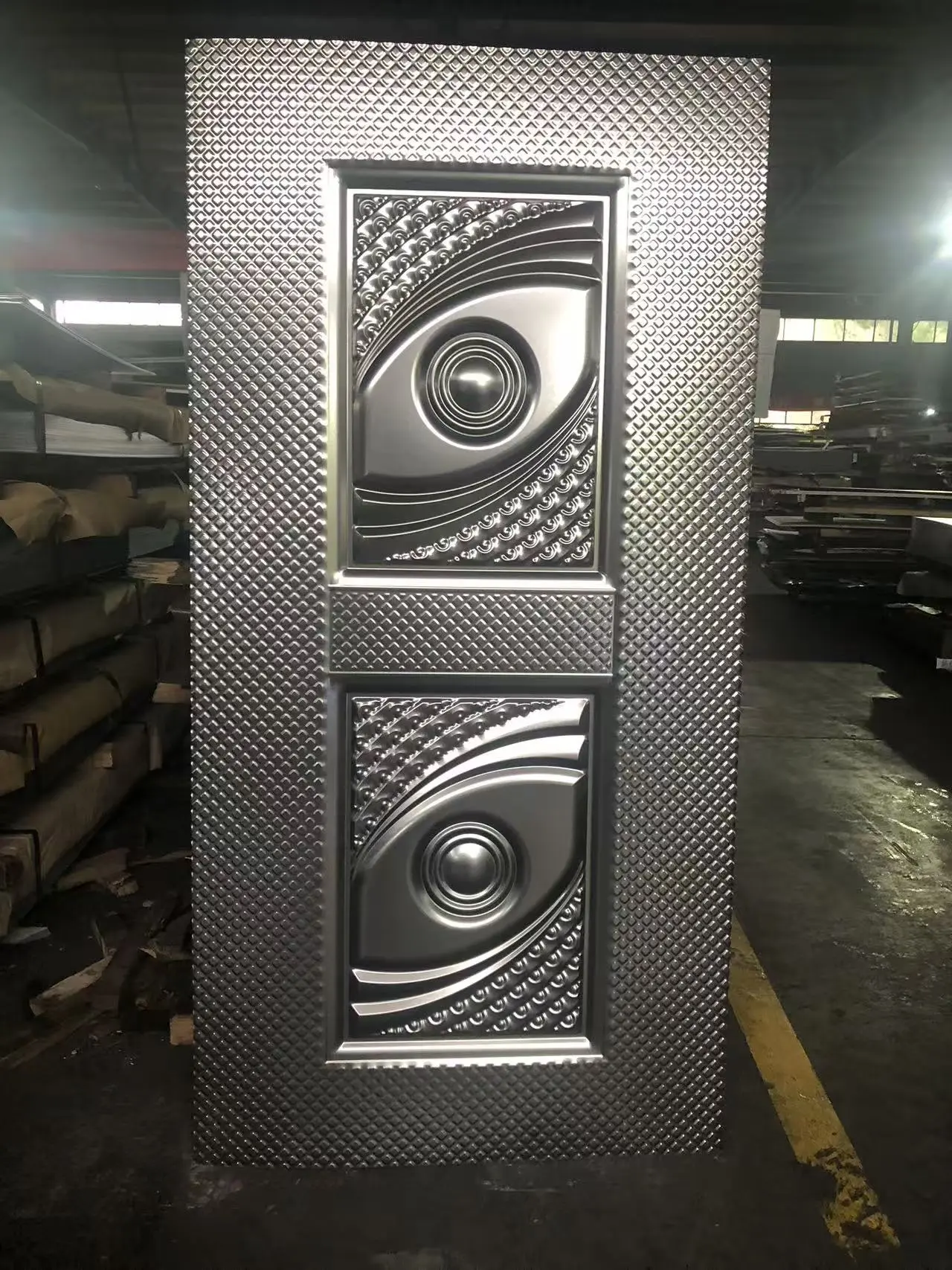 Cheap Emboss Door Skin Decoration Stamped Steel Door Skin Manufacturers, Factories