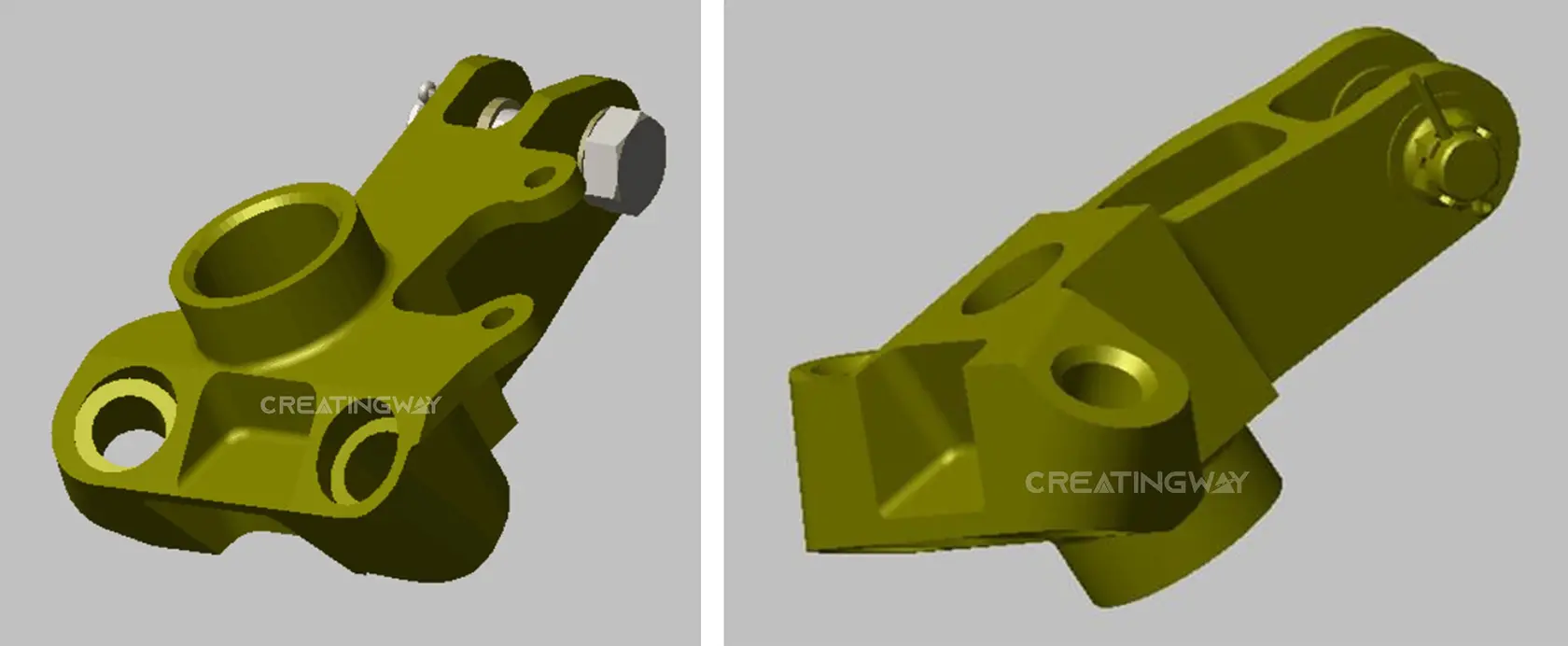 Aeroplane CNC Machined Parts with Anodized Surface Finishing
