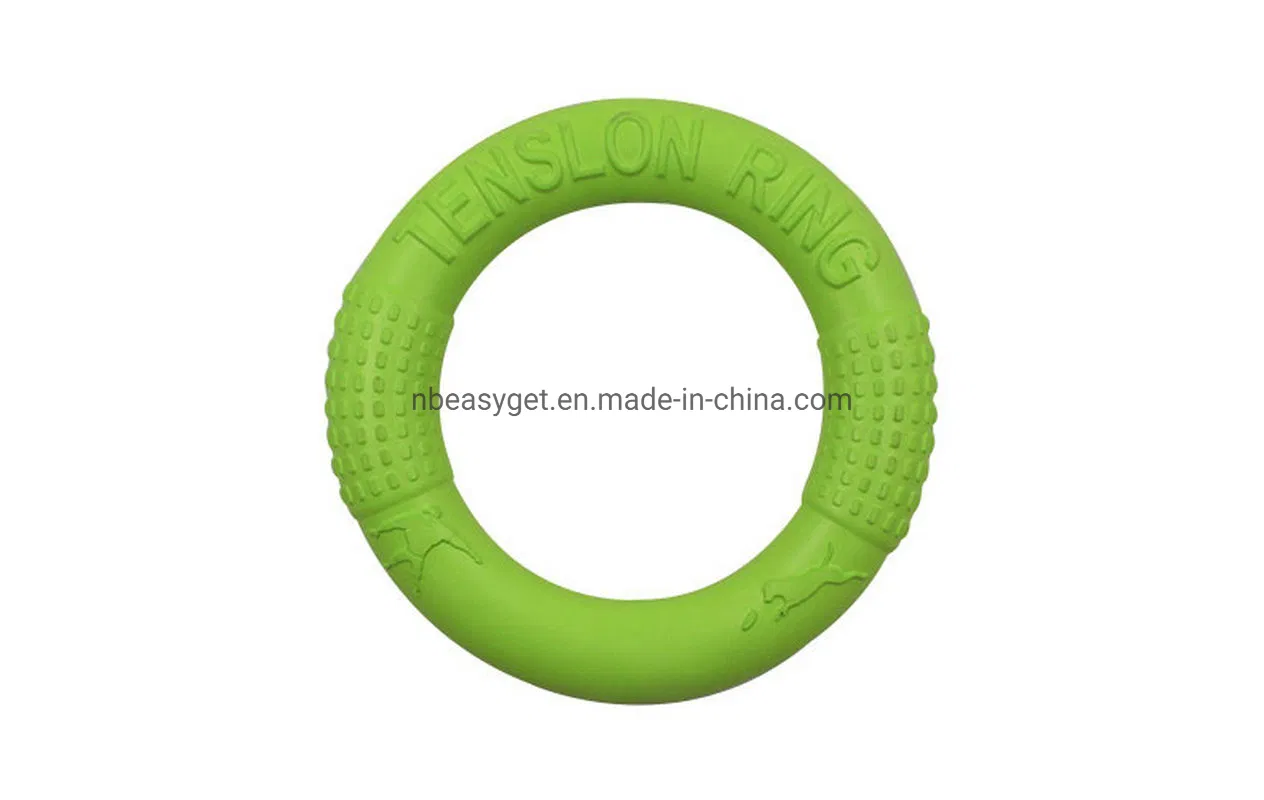 EVA Dog Frisbee Ring Outdoor Fitness Flying Discs Interactive Special Training Ring Water Floating Ring Pet Tug of War Toys Chew Toy (Small or Large) Esg12653