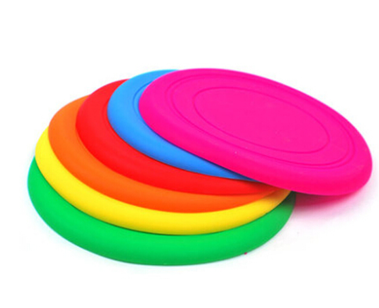 Professional Durable Non-Slip Dog Flying Disc TPR Pet Game Frisbeed Dog Bite Resistant Frisbeed Outdoor Training Dog Toys