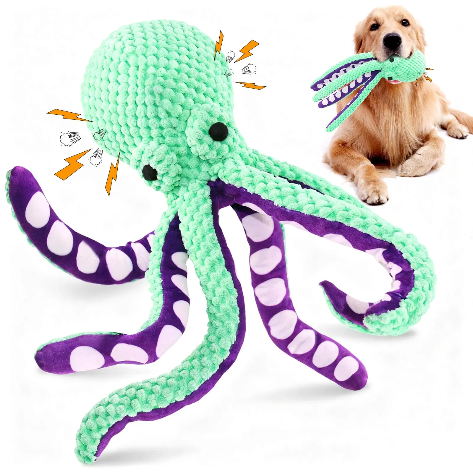 Plush Soft Large Squeaky Pet Dog Toys