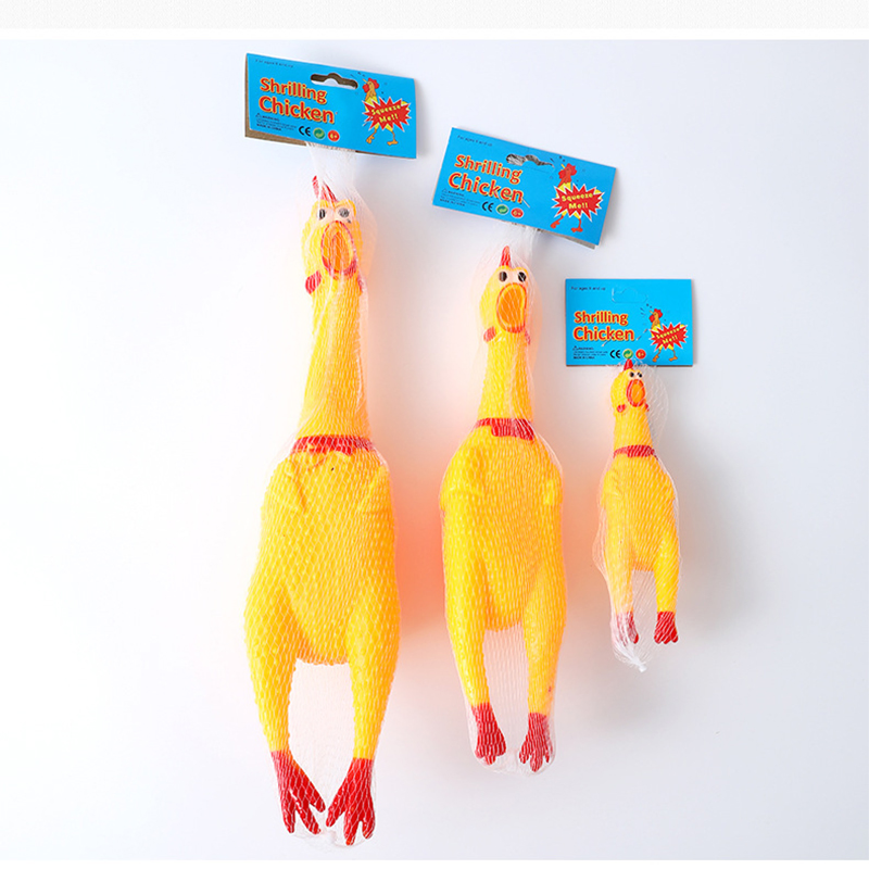 High Quality Squeaky Chicken Multi Size Dog Pet Brinque Toys Screaming Chicken