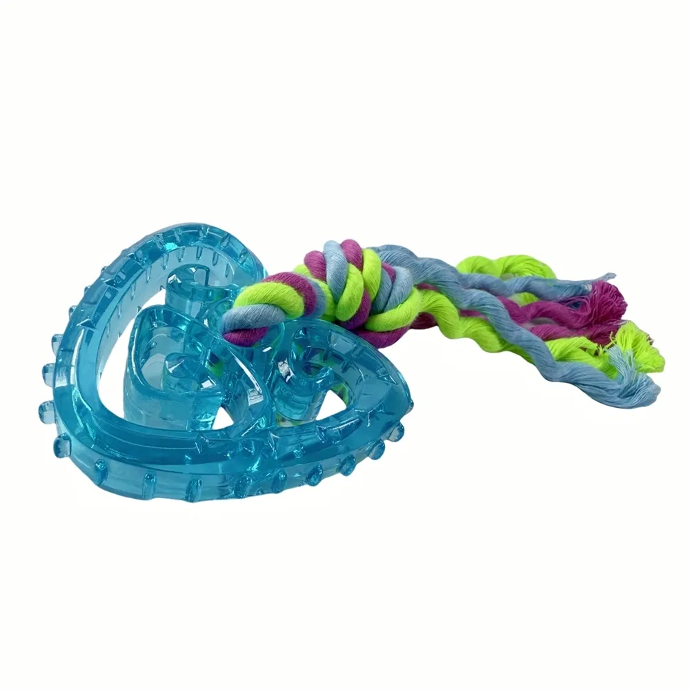 Colorful Rope Tug Pet Toy for Interactive Pulling Games