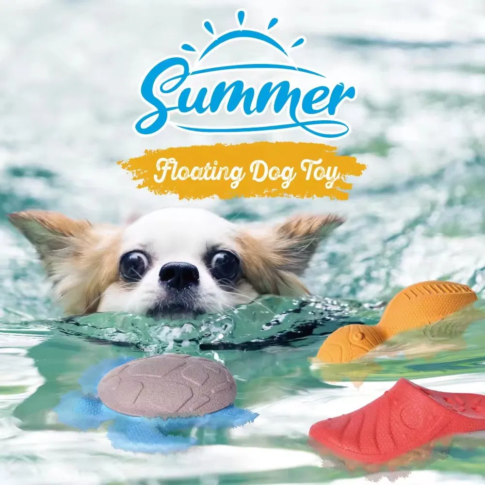 Factory New Design Durable Funny Pet Toy Light Weight Floating Dog TPR Chew Toy