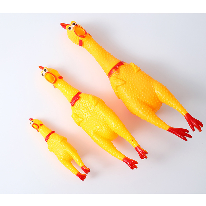 High Quality Squeaky Chicken Multi Size Dog Pet Brinque Toys Screaming Chicken