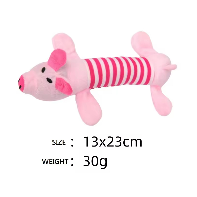 High Quality Duck Pig Elephant Squeak Plush Bulk Dog Pet Toy