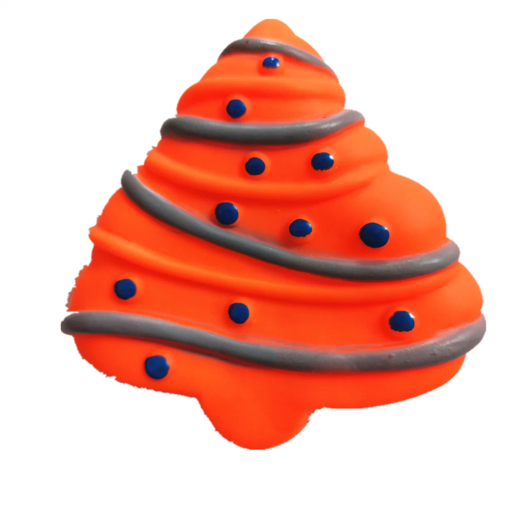 Christmas Tree Vinyl Squeaky PVC Pet Toy