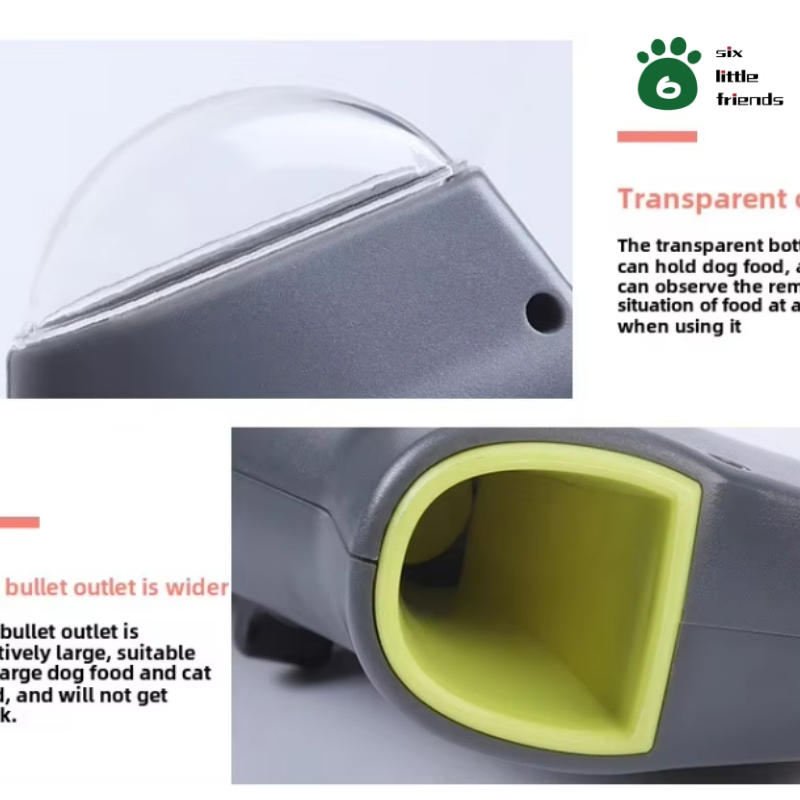 Pet Snack Launcher Toy for Engaging Outdoor Play