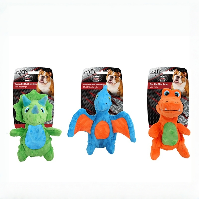 Ancient Dragon Plush Dinosaur Soft Crinkle Animal Custom Wholesale Dog Chewy Durable Pet Squeaky Toys