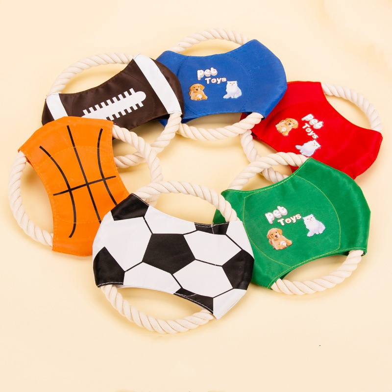 2025 Custom Logo Interactive Pet Dog Chew Toy Bite Resistant Training Cotton Rope Dog Toy for Training and Play