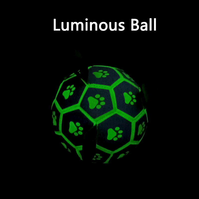 Dog Toys Interactive Pet Football Toys with Grab Tabs Dog Outdoor Training Soccer Pet Bite Chew Balls for Dog Accessories