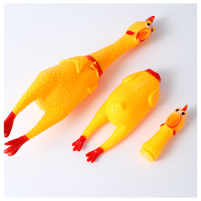 High Quality Squeaky Chicken Multi Size Dog Pet Brinque Toys Screaming Chicken