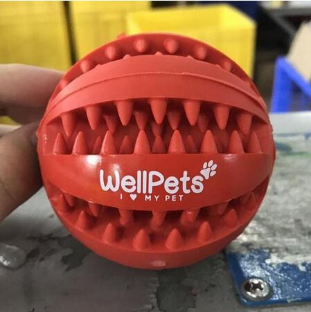 Wholesale Dog Toys Rubber Puzzle Treated Ball Pet Iq Toy