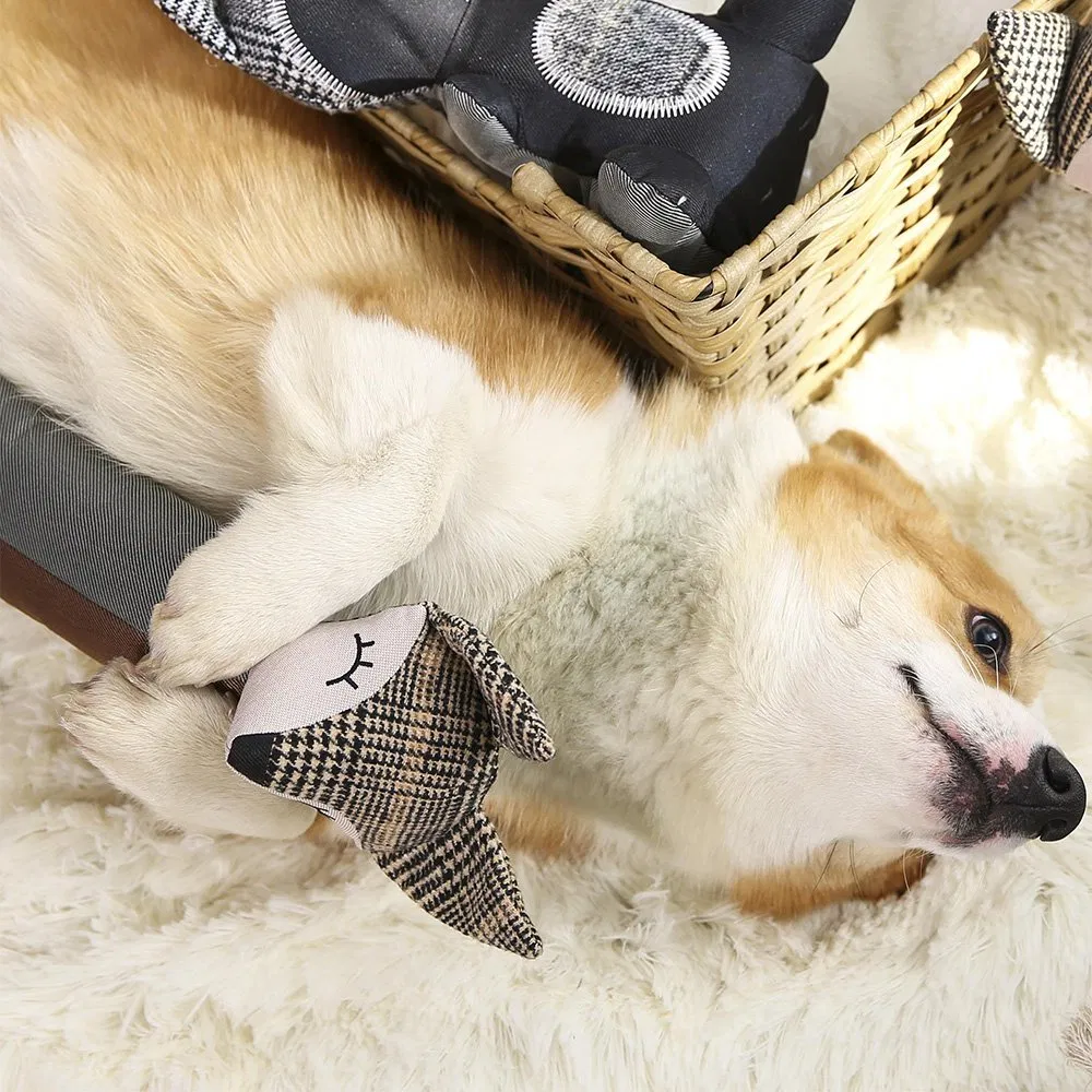 Customize Pet Toys Twill Oxford Woollen Animals Dog Teething Chew Toys