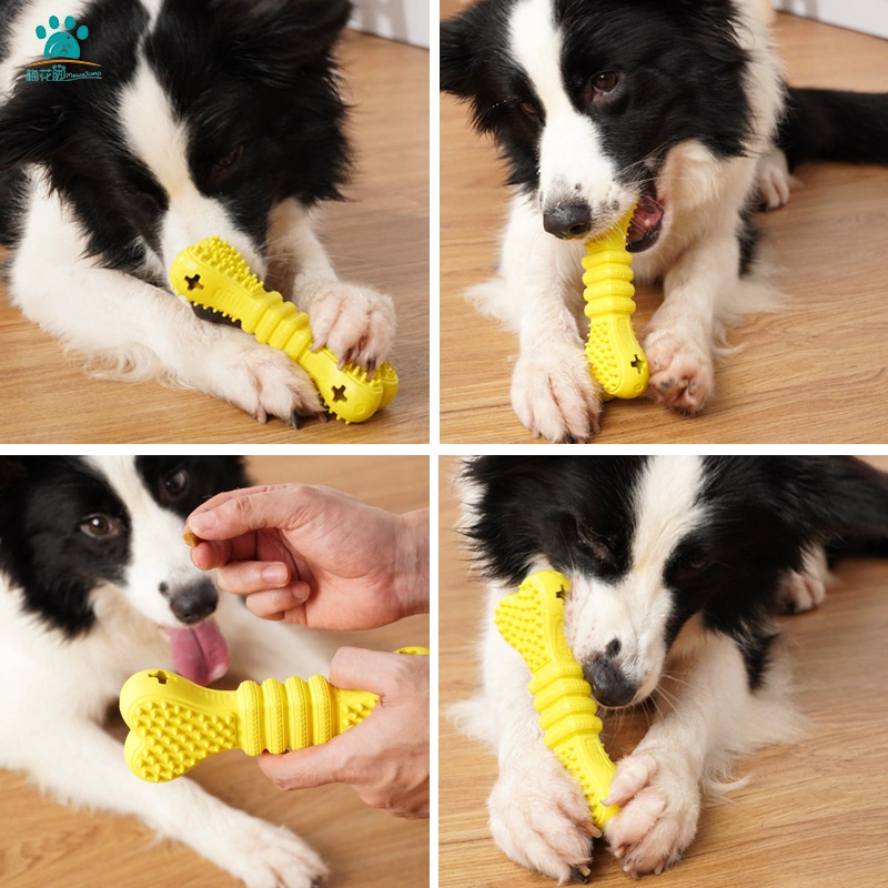 Amazon Hot Sale Dog Chew Toys, Rubber Dog Treat Toys Puppy Teething Toy for Small Medium Large Dogs Training Teeth Cleaning Treat Dispensing Toy Durable
