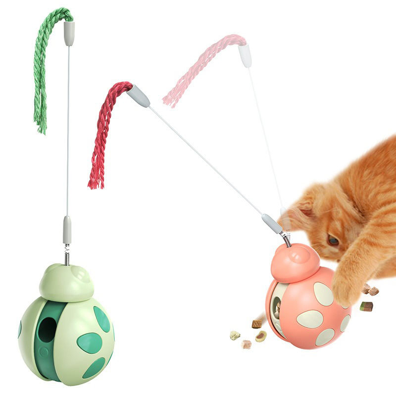 Wholesale New Hot Item Pet Supplies Factory's Squeak Beetle Interactive Beetle Cat Toy