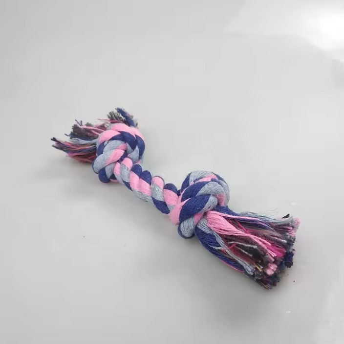 Pet Toy Pet Dog Chew Cotton Blend Rope Tug Dog Rope Playing Chew Toy