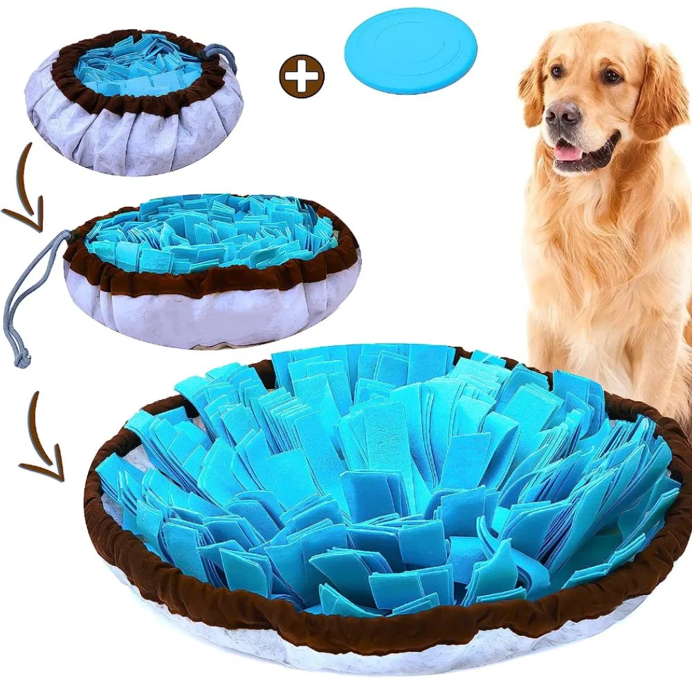 Travel Portable and Compact Treat Dispensing Dog Toys Indoor Outdoor Stress Relief