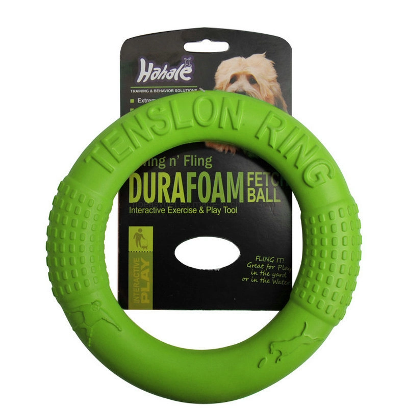 EVA Dog Frisbee Ring Outdoor Fitness Flying Discs Interactive Special Training Ring Water Floating Ring Pet Tug of War Toys Chew Toy (Small or Large) Esg12653