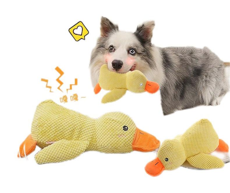 2025 Wholesale Pet Chew Crinkle Product Duck Toy