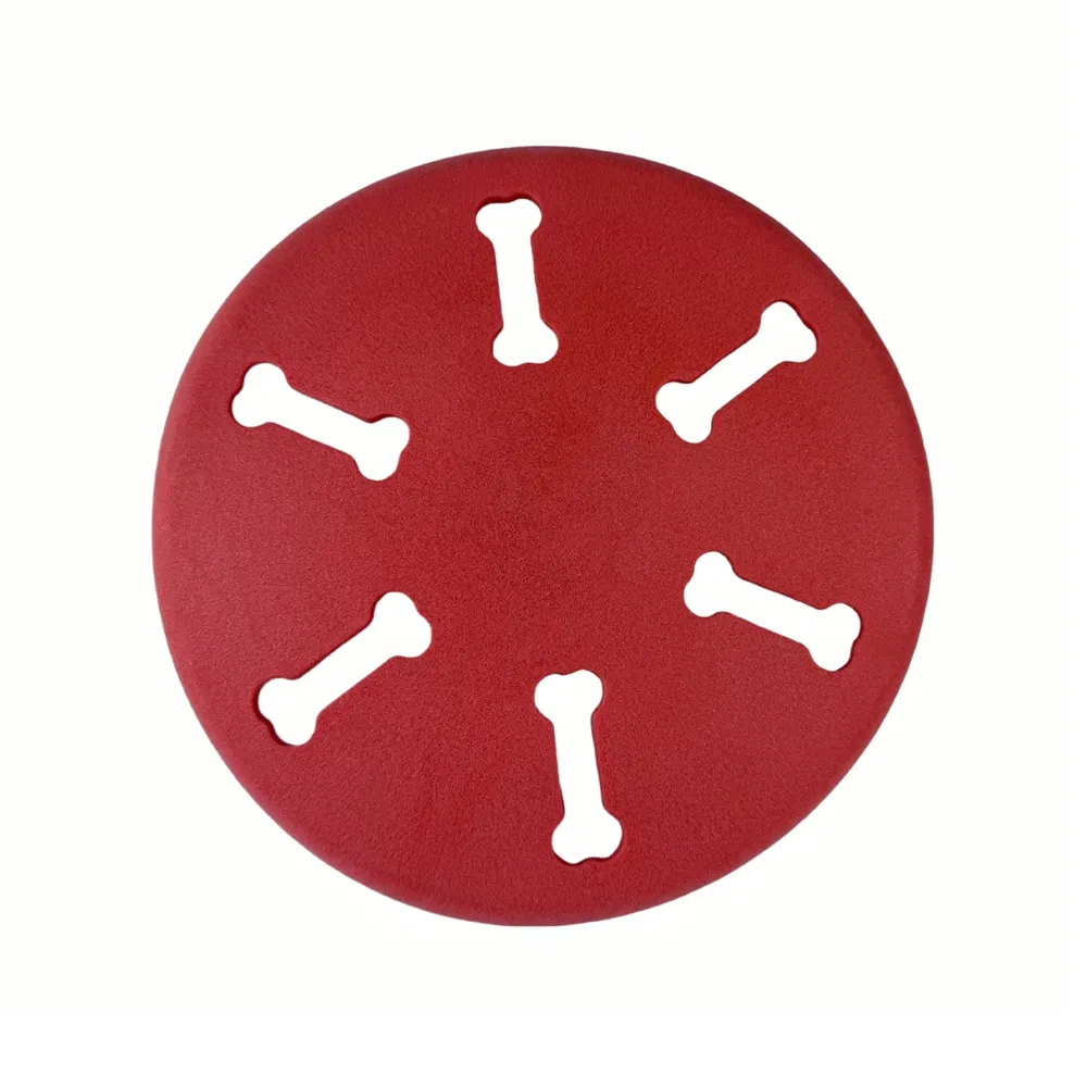 Lightweight Foam Bone Pet Frisbee Dog Toys for Outdoor Training Exercise