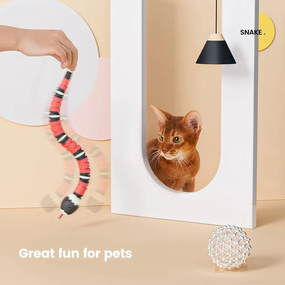 Smart Sensing Snake Cat Toy 5