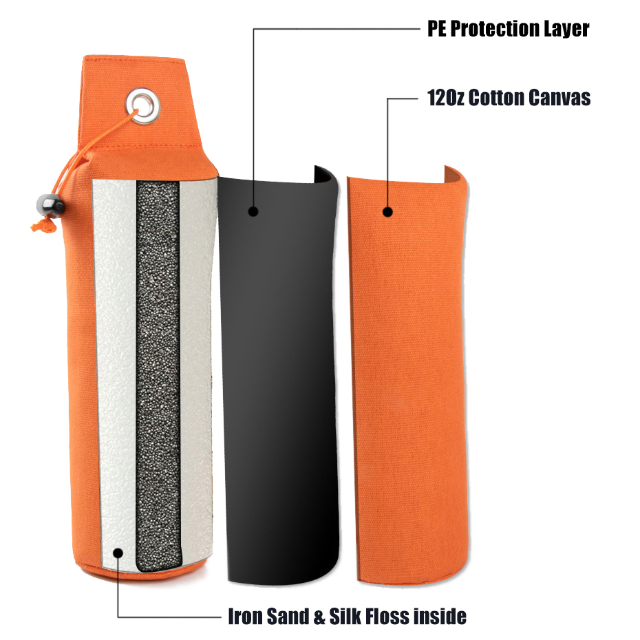 Factory Wholesale Outdoor Pet Toy Cotton Canvas Dog Training Dummy