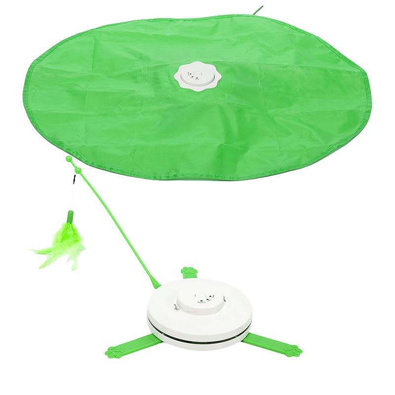 2 in 1 New Plastic Automatic Moving Interactive Automatic Pet Cat Toy