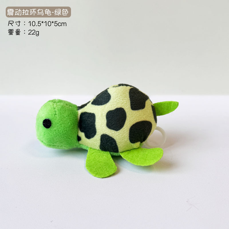 Interactive Plush Toy - Simulated Smart Catnip Vibrating Turtle, Cat Self-Entertainment &amp; Companion Pet Supply