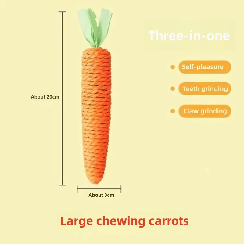Pet Toy Carrot