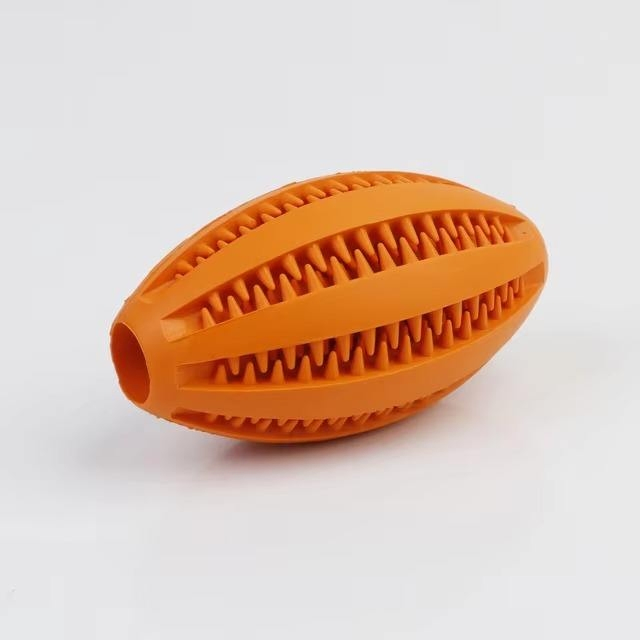 Sustainable Rubber Dog Toy for Pets with Treat Dispensing Function