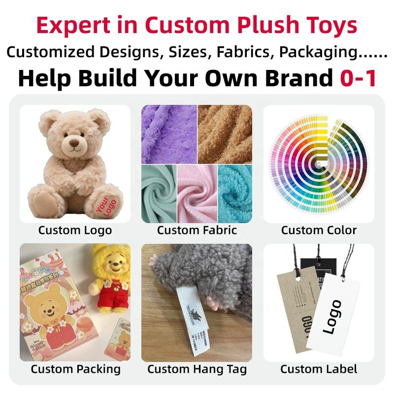 High Quality Custom Stuffed Various Animals Multiple Colors Super Soft PP Cotton Eco- Friendly Plush Toy Keychain