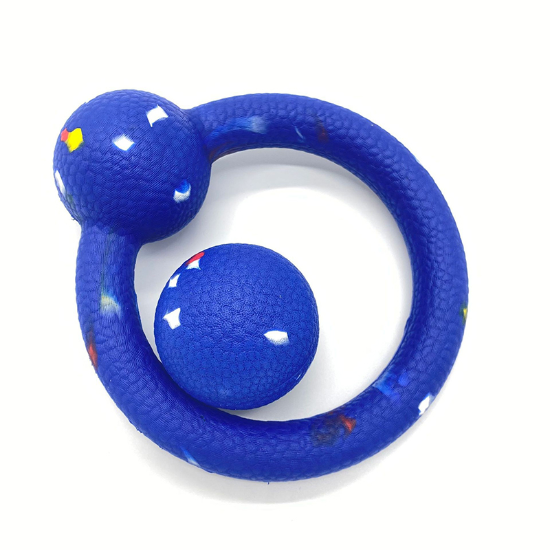 Wholesales Floating Dog Toy Solid EVA Interactive Atomic Ring Pet Toy