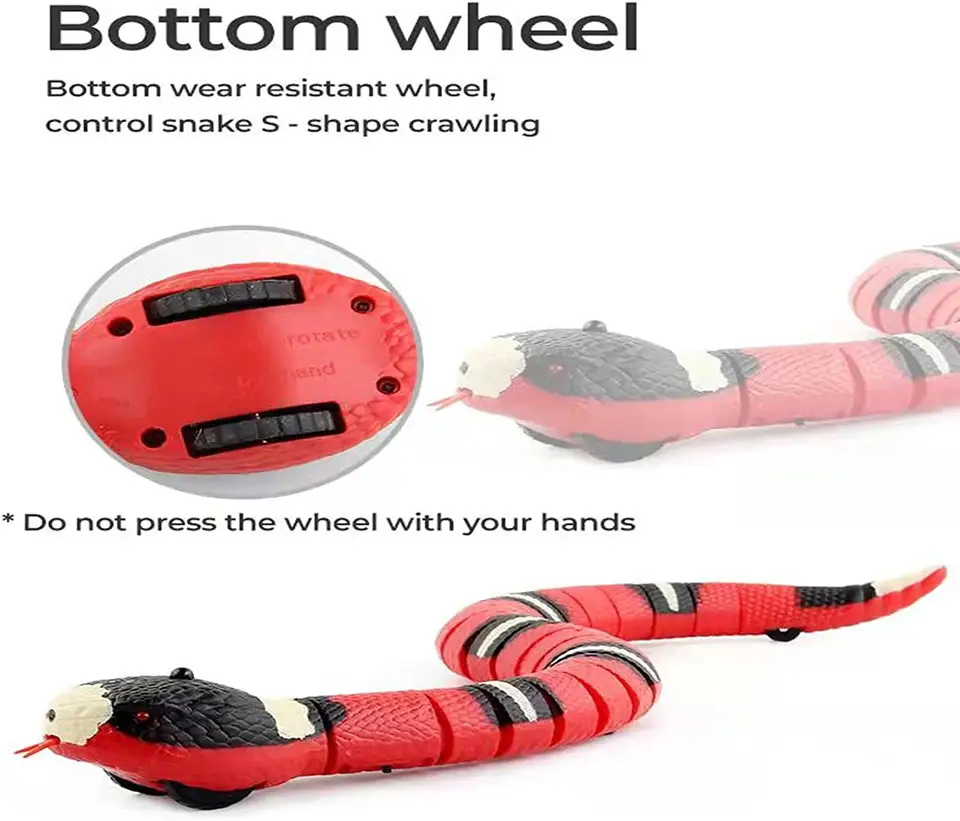 USB Charging Automatic Teasering Toys for Cats Dogs Pet Cat Creative Smart Sensing Cat Electric Snake Interactive