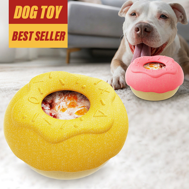 Factory Pet Supplies Wholesale Company Best-Selling Dog Product Donut Food Teething Training Dog Toys