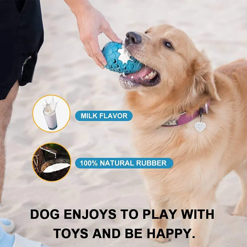 Outdoor Training Eco-Friendly Halloween Natural Rubber Egg Dog Chew Toy