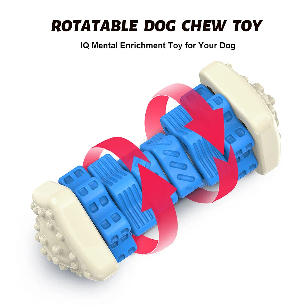 Rubber Chew Pet Toy for Dogs Supporting Dental Health and Chewing
