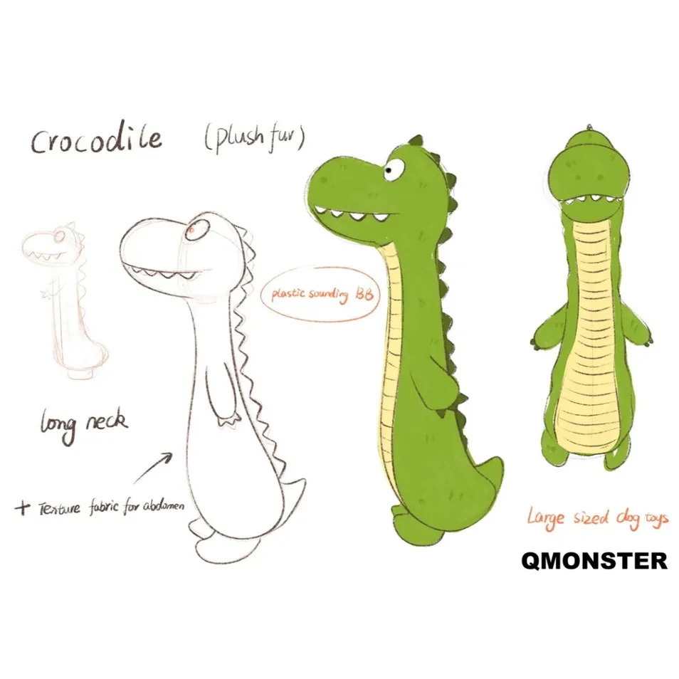 Plush Crocodile Toy