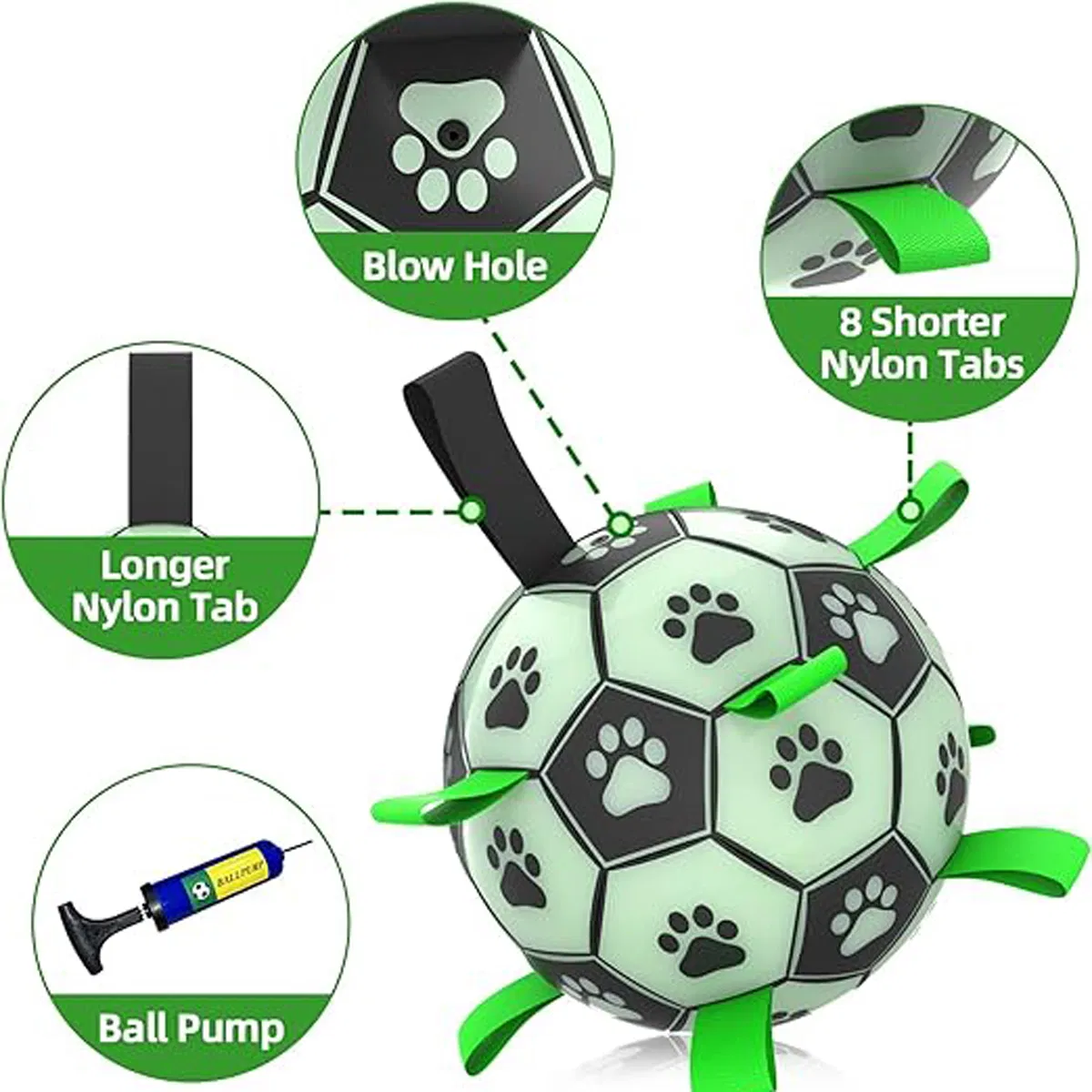 Pet Outdoor Ball Toy Wholesale Pet Supplies Factory Pet Luminous Soccer