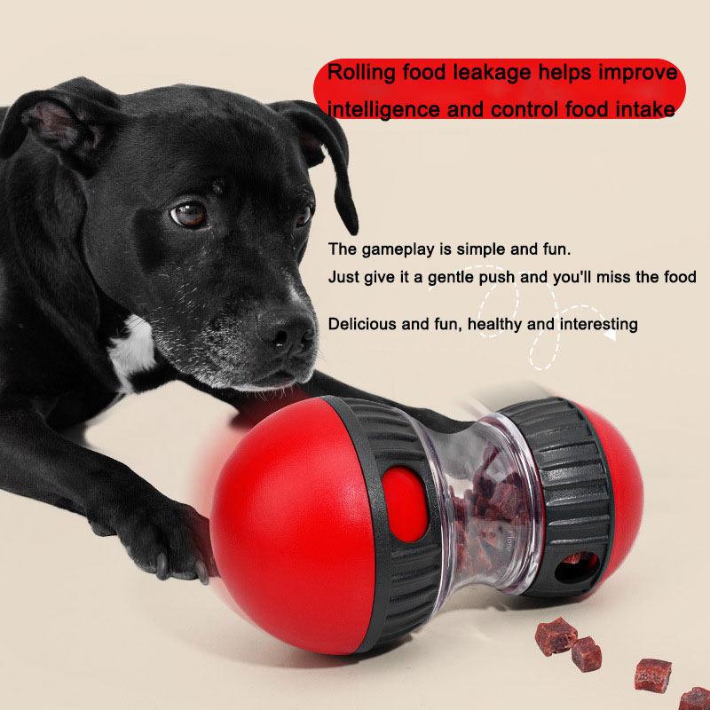 Dog Toy Tumbler Dog Boredom Relief Artifact Teething Food Ball Intelligence Food Corgi Teddy Bite Resistant Pet Toy